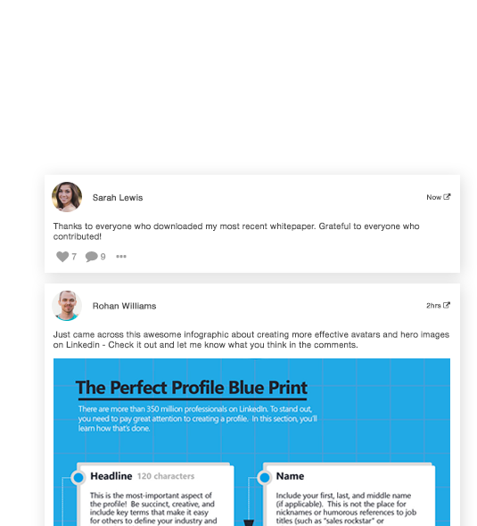 Here's an example of Viveka's Conversation Streams