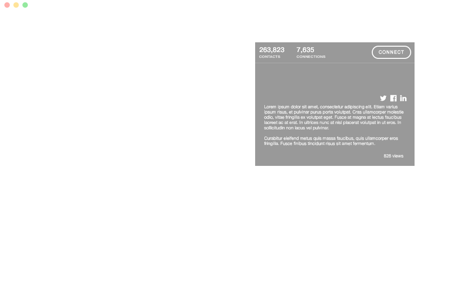 Here's an example of Viveka's Profile