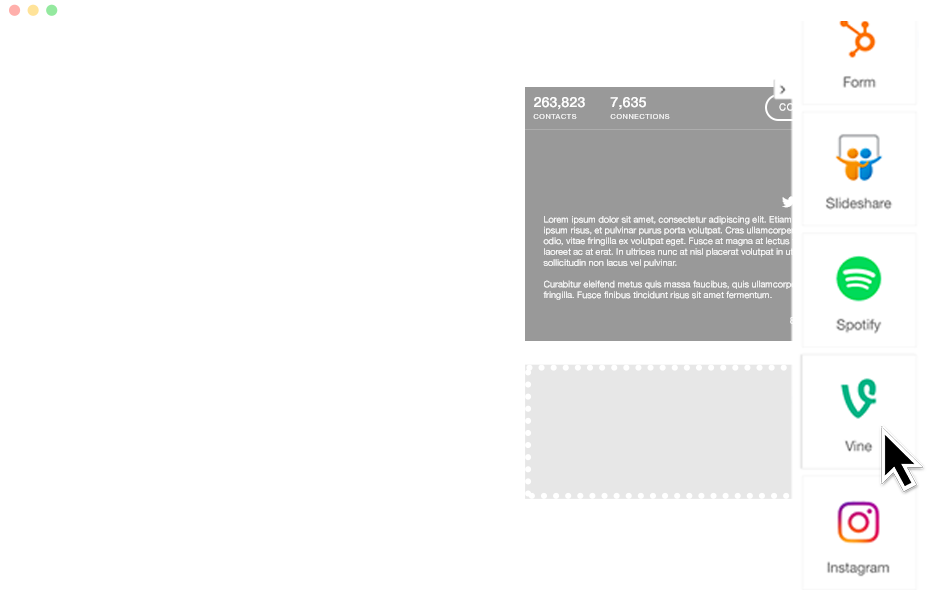 Here's an example of Stacy's Profile